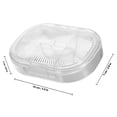 thumbnail image 2 of unbranded Caja Organizador Transparente Para Medicina Con Sello Hermético Y Compartimentos Múltiples, 2 of 8