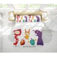 thumbnail image 3 of 3D Cartoon Animal Monsters Pattern Quilt Cover Set Bedding Set Duvet Cover, 3 of 3