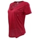 thumbnail image 1 of de Mujeres de Básica Con Cuello En Shirt de Mujeres Negro/Rojo/Gris/Rosa// L Hugo Mujeres top, 1 of 10