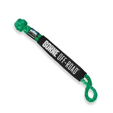 Borne Off-Road Soft Shackle  7/16" Green