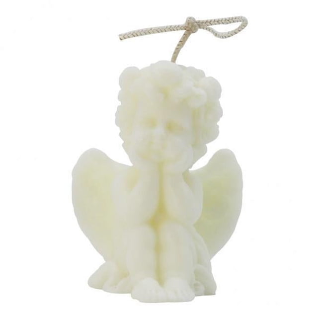 2-3 de Pack Angel Angel Candle Cera Decor Velores Estado de ánimo para relajación 2 piezas