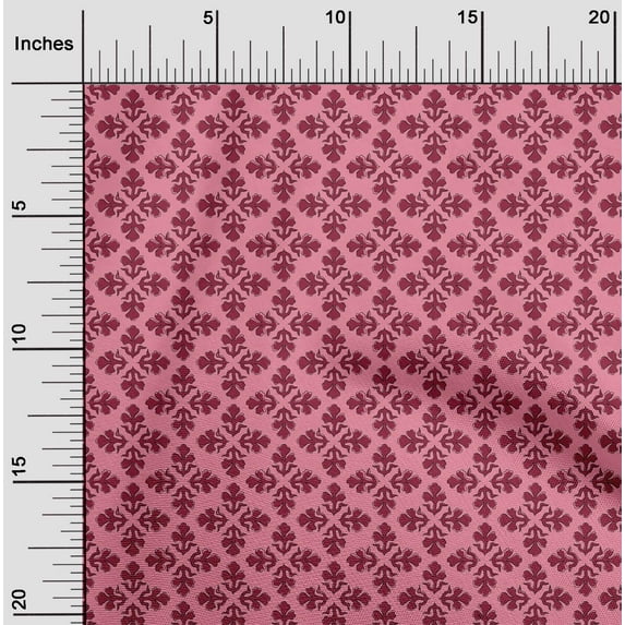 oneOone Viscose Jersey Fabric Floral Block Fabric Prints By Yard 60 Inch Wide