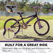 Dynacraft Inspire Girls 20 BMX Bike for Kids Ages 7-14