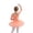 Pinkish Orange, variant on LYMAYTER Girls 4-Layer Tiered Tutu Leotard Ballet Dress Kids Long Sleeve Ballerina Costume‌