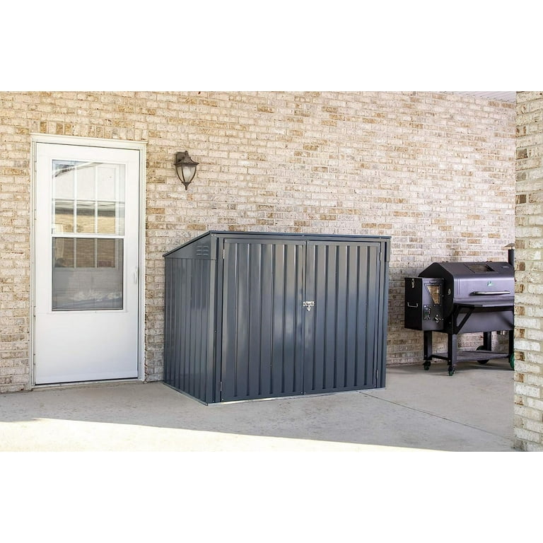 Arrow STB63CC 6 x 3 ft. Storboss Shed, Charcoal - Walmart.com