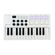 M-VAVE 25-Key MIDI Control Keyboard Portable USB Keyboard MIDI Controller with 25 Velocity Sensitive Keys 8 RGB Backlit Pads 8 Knobs