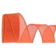 thumbnail image 1 of Nvzi Cinta decorativa, cinta naranja, 2 rollos de 4 cm x 9,14 m (10 yardas), imitación de lino, ideal para envolver regalos y arreglos florales, cinta para envolver ramos., 1 of 4