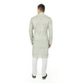 thumbnail image 4 of TRILOKI Ikkat Men Kurta Pajama Set Ethnic Indian Traditional Wear Ethnic Diwali Puja, 4 of 5