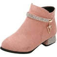 thumbnail image 5 of Girls Dress Short boots | Little Kid Thick heel boots| for Formal Occasions, 5 of 11