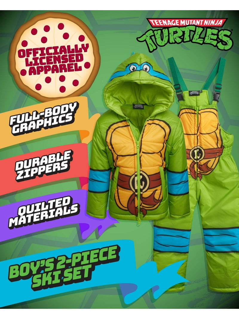 Teenage Mutant Ninja Turtles Boys' Ski Set - 2 Piece Leonardo Ski