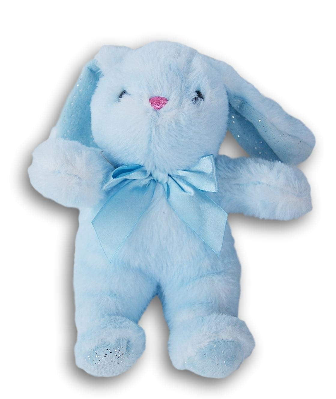 … Gray Stuffed Animals Bunny Plush Super Soft with Bow Tie 12 Inches Tall 