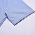 thumbnail image 6 of Men's Linen Short Sleeved T Shirt Loose Undershirt Solid Color Short Sleeved Cotton Linen Shirt For Men Beach Plus Size Men Short Sleeved Shirt, 6 of 7