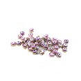 thumbnail image 2 of 100 Pièces Rondes Perles Plates avec des Fournitures Ensemble Trous d'Espacement Shinny DIY Poli Coloré Entretoise Perle Bijoux Faits à la Main Ensemble pour Collier Type 9, 2 of 7