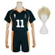 thumbnail image 2 of Peluca de disfraz de HOLOUN Haiky Anime Tsukishima Kei, camisetas, uniforme de voleibol de escuela secundaria N.º 11 KARASUNO, pantalones cortos, ropa de uso diario, 2 of 5