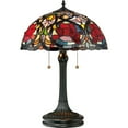 thumbnail image 2 of Quoizel TF879T Larissa 2-Light Table Lamp in Bronze Patina Finish, 2 of 3