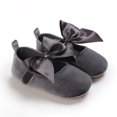 thumbnail image 2 of Yoyauz Baby Girl Mary Jane Shoes Anti Slip Rubber Sole Ballet Slippers Princess Dress Wedding Shoes Newborn Kids Shoes Toddler Shoes（0-12 Month）, 2 of 8