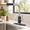 Black&Brushed-Pull Out Kitchen Faucet, variant on Black&Brushed Classic High Arc Pull Down Sprayer Kitchen Faucet