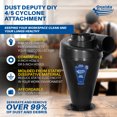 thumbnail image 3 of Oneida Air Systems Super Dust Deputy 4/5 DIY Cyclone Attachment, Black, 3 of 10