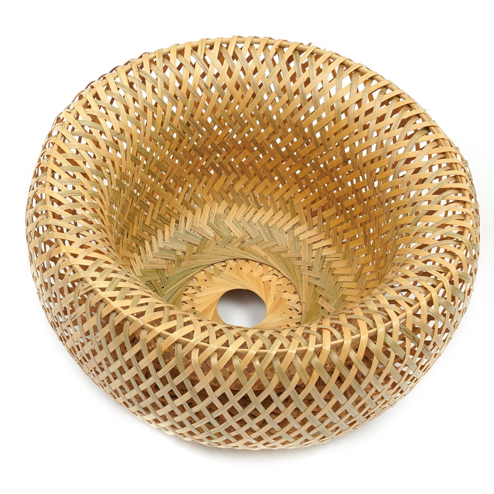 Vintage Bamboo Wicker Rattan Shade Pendant Light Hanging Fixture Ceiling Lamp 110V / 60Hz Bamboo Wicker Rattan Shade Pendant Light