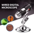thumbnail image 2 of TFixol 1600X Wired Digital Microscope Portable Handheld Microscope with USB+Micro USB Interfaces 8 LED Lights Type-C Adapter, 2 of 6