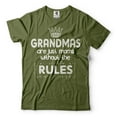 thumbnail image 4 of Funny Grandma Shirt Grandmas Are Just Moms Without The Rules Shirt Grandma Shirt Grandmother Gift (X-Large Navy Blue), 4 of 6
