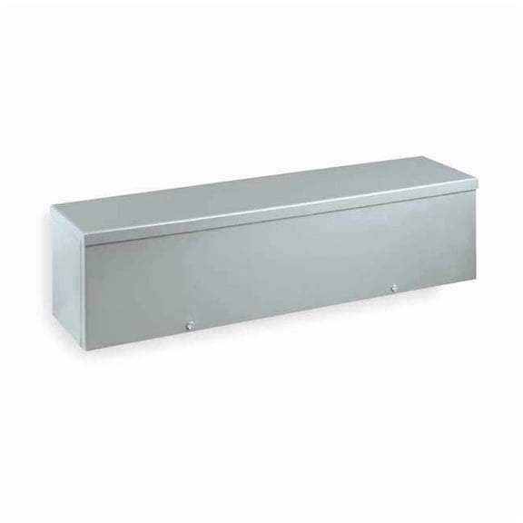 Wiring Trough, 3R Rating, Carbon Steel, ANSI 61 Polyester Powder