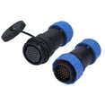 thumbnail image 3 of Aviation Plug Socket, IP68 Electrical Male Female Industrial Connector  For Light Power For LED Lighting Equipment For Cable 19 Pin,22 Pin,24 Pin,26 Pin, 3 of 8