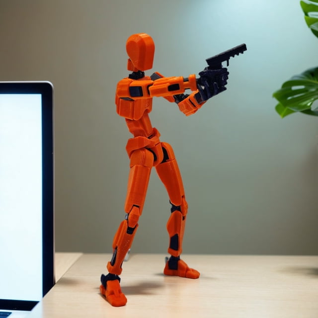 Juguete mecánico de cuerpo completo de 5,54 pulgadas con impresión 3D, regalos creativos para niños