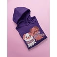 thumbnail image 3 of Lovely Pugs Hoodie Women -Smartprints Designs, Female 3X-Large, 3 of 4