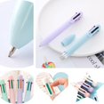 thumbnail image 5 of 6-in-1 Multicolor Ballpoint Pen, 0.5mm Retractable Ballpoint Pen Fine Point, Pens for School Office Students Supplies Planner Journaling, Gift Ballpoint Pens for Nursing Teachers Women Kids (6PCS), 5 of 5