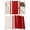 Red, variant on Green Vintage Placemats Set of 12, Geometric Stripes Simple Lines Placemats for Dining Table, Place Mats for Kitchen Tabletop, Waterproof Wipeable Dining Table Mats Set