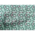 thumbnail image 4 of oneOone Cotton Poplin Fabric Leaves & Swirl Block Decor Fabric Printed BTY 56 Inch Wide, 4 of 4
