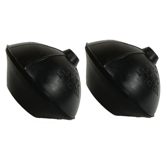 NuFlush Toilet Tank Flapper Ball Replacement Valve – Universal Fit, Durable Rubber, 2 Pack (2.75 x 4.5 x 5.87 Inches)