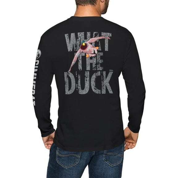 GIMMEDAT What The Duck Hunting Long Sleeve Shirt Gift Fun
