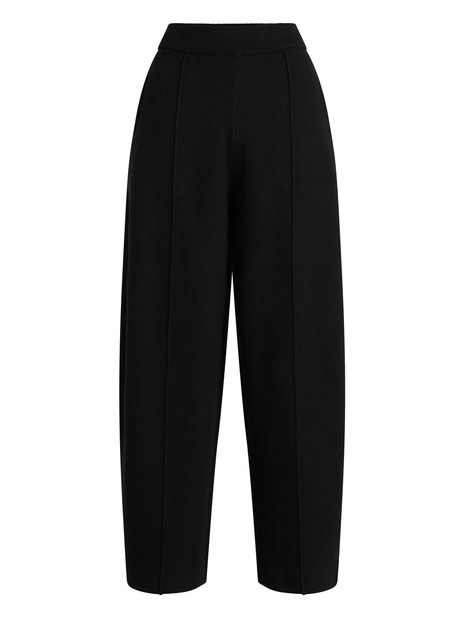 Scoop Women's Sweater Knit Barrel Pants, Sizes XS-XXL