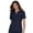 Navy, variant on koi Lite Stretch Women's 1035 Action Scrub Top Heather Charcoal X-Small