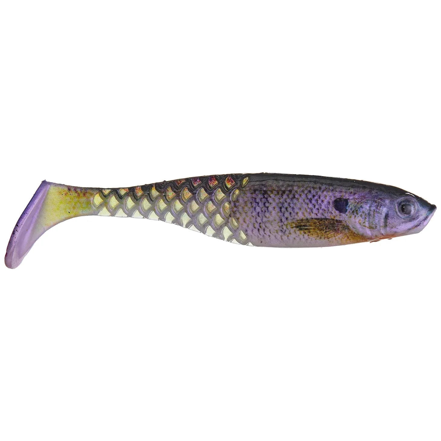 Berkley PowerBait® Paddlin' PowerStinger, 3.5 in, Swimbaits - Paddle Tail, HD Stealth Minnow (7-count)