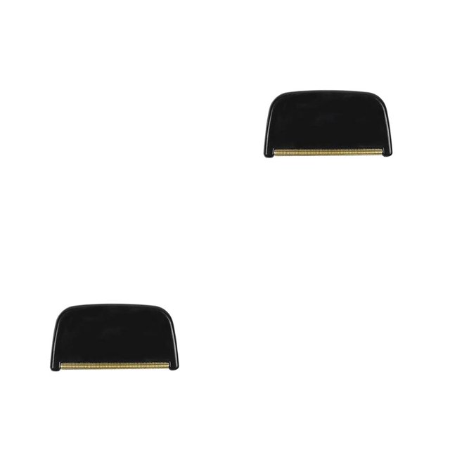 Wosthever Eliminador de bolas de pelo portátil, suéter, depiladora, ropa, pelusa, afeitadora, para manta, cortina, calcetines, mallas Negro 2piezas Wosthever CBP149915