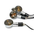 thumbnail image 1 of Krator Motorcycle 4 pcs Smoke Round Turn Signals Lights Compatible with Kawasaki Vulcan Classic Limited 2000, 1 of 4