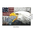 thumbnail image 3 of TOPRenddon Independence Day Decorations - Extra Large Patriotic Hanging Flag with Eagle Design, Fade-Proof Outdoor/Indoor Photo Backdrop for July 4th Parties - 59”x35” USA Flag Wall Decor, 3 of 8
