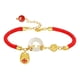thumbnail image 1 of Pulsera de plata 925 para mujer con forma de gato de la suerte con nefrita y amuleto de la paz, 1 of 2