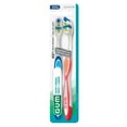 thumbnail image 4 of GUM® TOOTH & TONGUE Toothbrush, Regular, Medium Bristles, 2 Count, 4 of 6