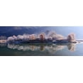 thumbnail image 2 of Seo, Tiger 14x8 Gold Ornate Wood Framed with Double Matting Museum Art Print Titled - Ice Island, 2 of 4