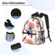 thumbnail image 3 of Easygdp Koi Fish And Corals Mochila Casual para Portátil, Mochila para Escuela, Viajes, Negocios, 3 of 6