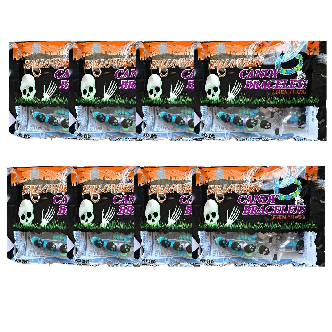 BCL Halloween Candy Bracelets Pack of 8, 2.82 oz. each Bag Candy Beads