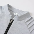 thumbnail image 6 of Men's White Tee Shirts Crew Neck Summer Basic Look Men's Solid Color Zip Up Stand Collar Sweatshirt Long Sleeve Workout Athletic Shirt Comfortable Casual T Shirt For Gym Running, 6 of 7
