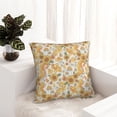 thumbnail image 6 of Pofeuu Groovy Hippie Flower Mushrooms Print Double-sided plush pillowcase Square Throw Pillow Covers Pillows Cover for Living Room Bedroom Sofa Couch Cushion Cover（No pillow core）-12"x12", 6 of 7