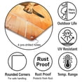 thumbnail image 4 of Happy Father's Day Bloodhound Playing Basketball with Best Dad Jersey Vertical Metal Aluminum Sign Dog Lover Wall Art Home Decor - 13006, 4 of 5