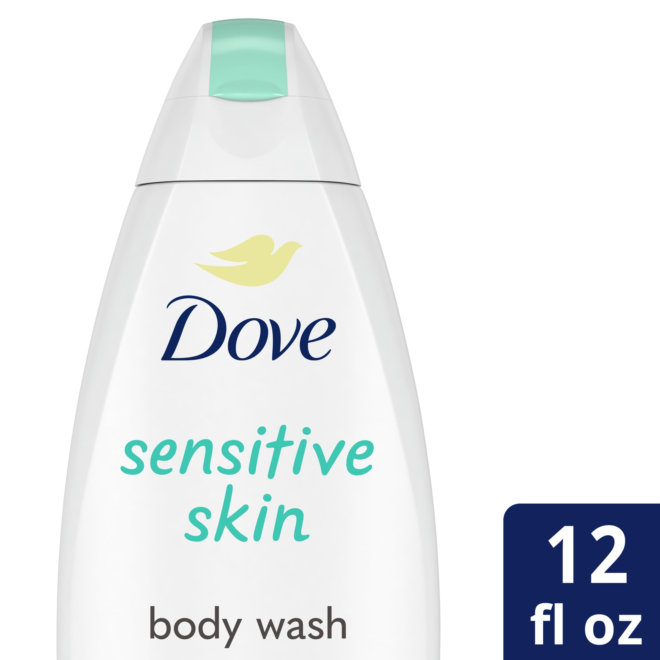 Dove Liquid Body Wash Sensitive Skin, Hypoallergenic & Sulfate Free, 12 oz