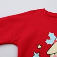 thumbnail image 5 of HILEELANG Toddler Girl Sweatshirts Red Christmas trees Printed Cotton Casual Crew Neck Long Sleeve Tops Shirt 3T, 5 of 5